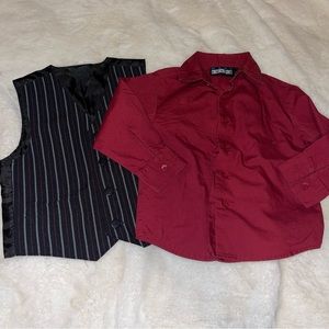 Mark Jason Dress Shirt and vest